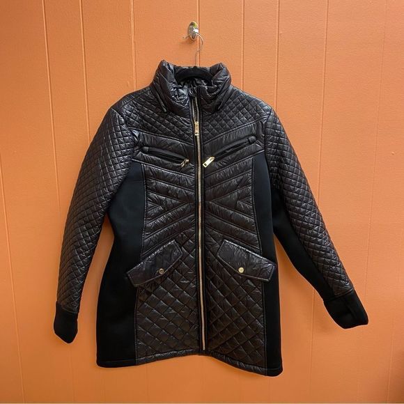 Quilted Black Women's Jacket - Picture 1 of 3
